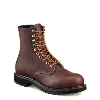 Red Wing SuperSole 8-inch Safety Toe - Hnede Pracovne Cizmy Panske, RW286SK